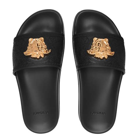 versace pool slides women's|women's Versace pool slides.